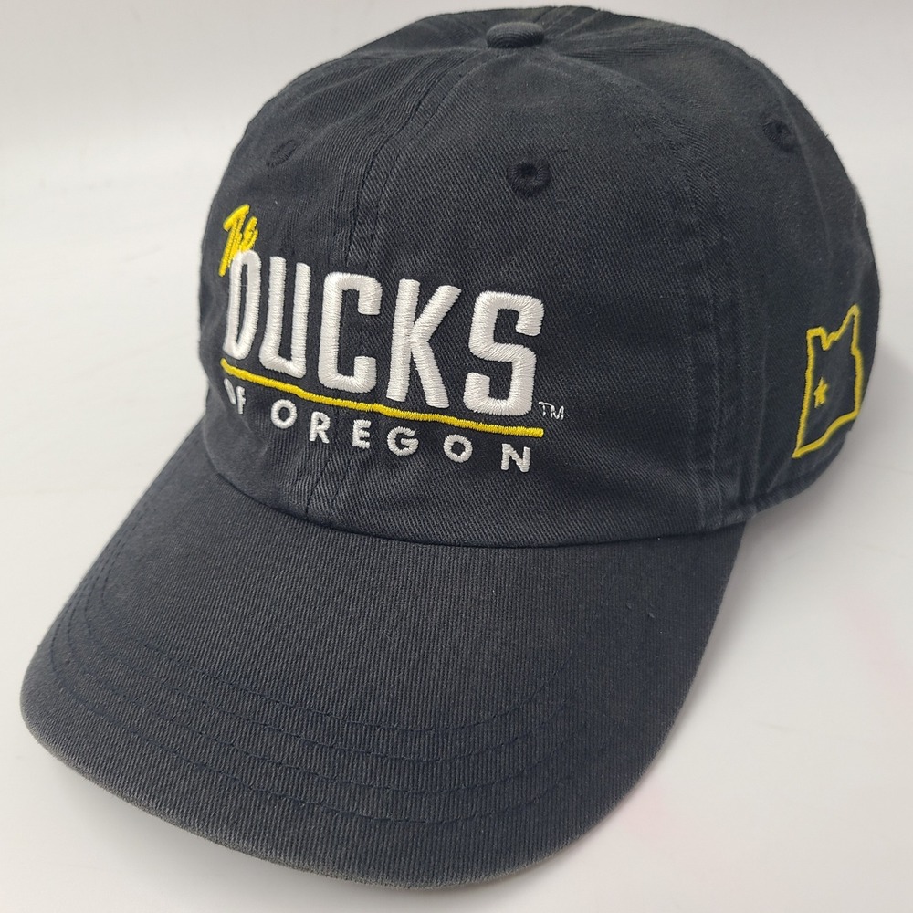 Youth Oregon Ducks Hat Strapback Richardson Black Yellow NCAA‎ University Boys